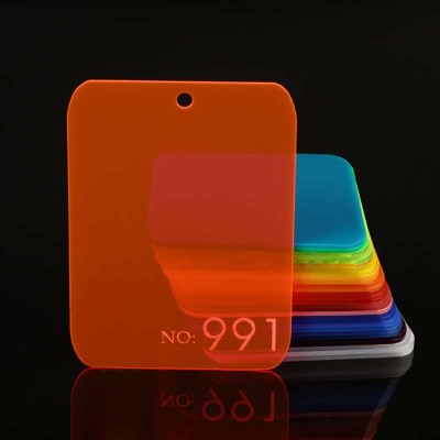 3mm 5mm Eco-friendly High-quality Greenhouse Plastic Sheets Colorful Frosted Fluorescent Clear Acrylic Sheet